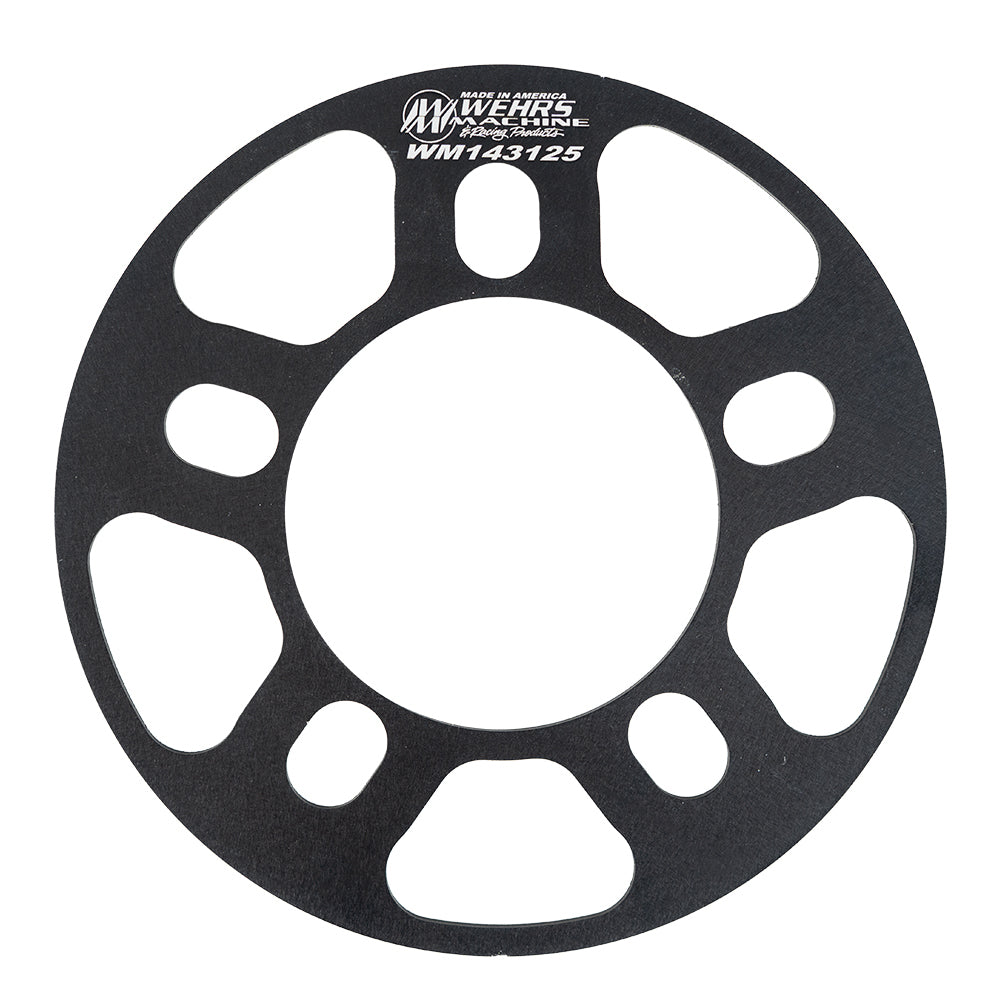 Wheel Spacer 1/8in Small 5 Alum
