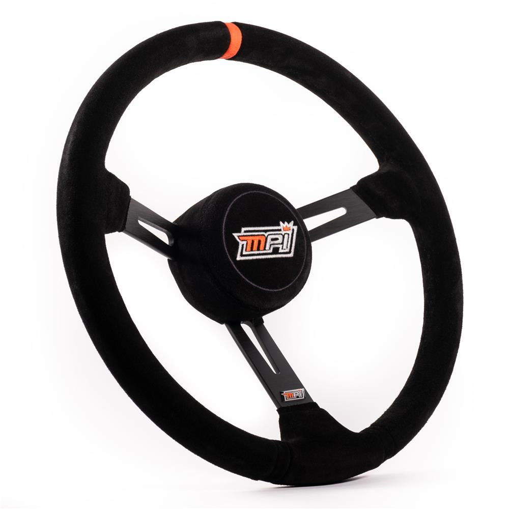 MPI 15" Suede Grip Dished Steering Wheel