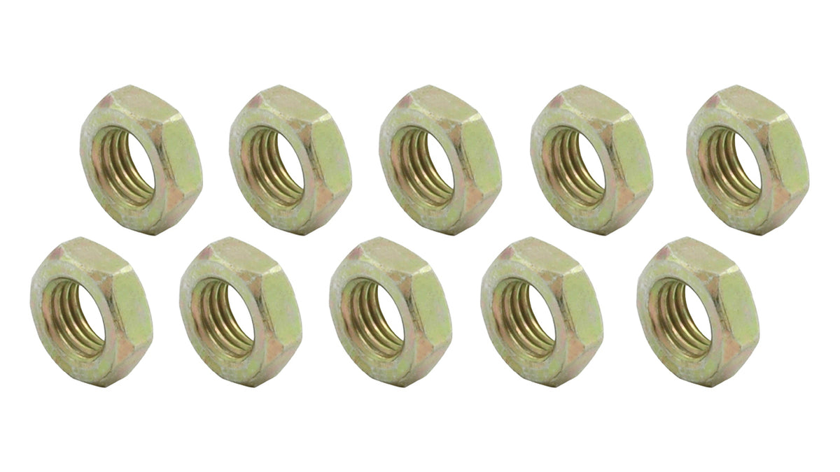 3/8-24 LH Steel Jam Nuts 10pk