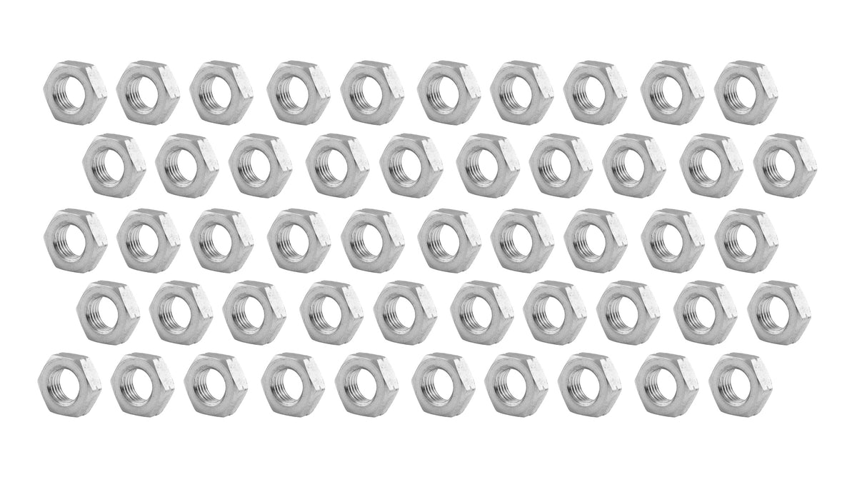 3/8-24 LH Alum Jam Nuts 50pk