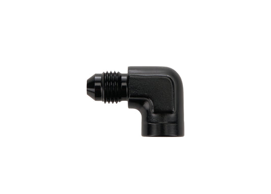 Adapter Fitting Aluminum 4AN to 1/8 NPT 90 Deg