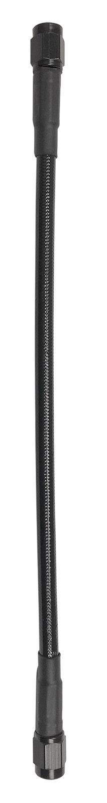 3AN Hose Assembly 20IN Length Str Fittings Blk