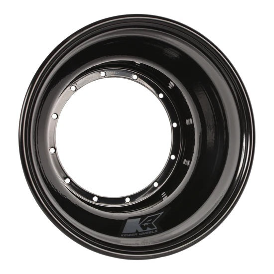 Wheel Half 12-Blt 10in x 3in BS Black