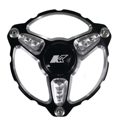 Front Hub 3 Pin Micro LH w/Bearing Black