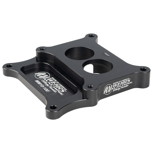 Carb Adapter 2bbl to 4bbl Holey 1in Thick