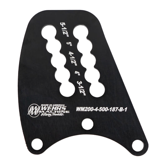 Top Link Plate Q/C Rear- End Dbl Slot 1/2in Holes