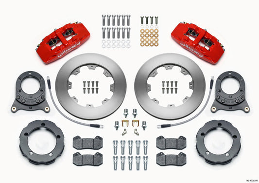Front Brake Kit Dynapro 66-75 Ford Bronco Red