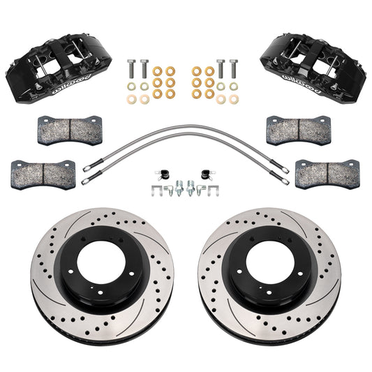 Front Brake Kit 07-15 Tundra Aero6 DM Drilled