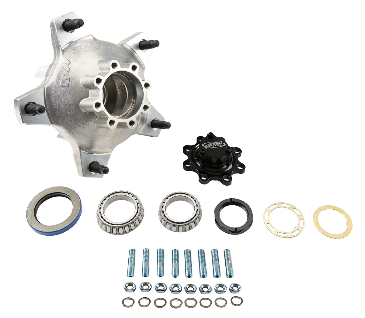Hub Kit  Rear Wide 5 8-Bolt Aluminum