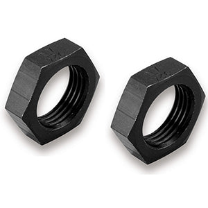 Earls Black Ano -6 Bulkhead Nut