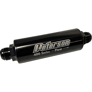 Peterson 09-0439 400 Series Oil Filter - 16AN Fittings, 75 Micron without Bypass