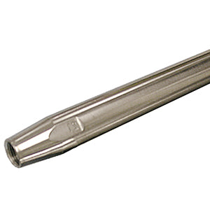 BSC 18" Length x 1.25" OD. Radius Rod, 5/8" RH & LH Tap, Polished Aluminum