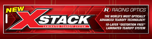 Racing Optics Laminated Tearoffs Xstack 10252C